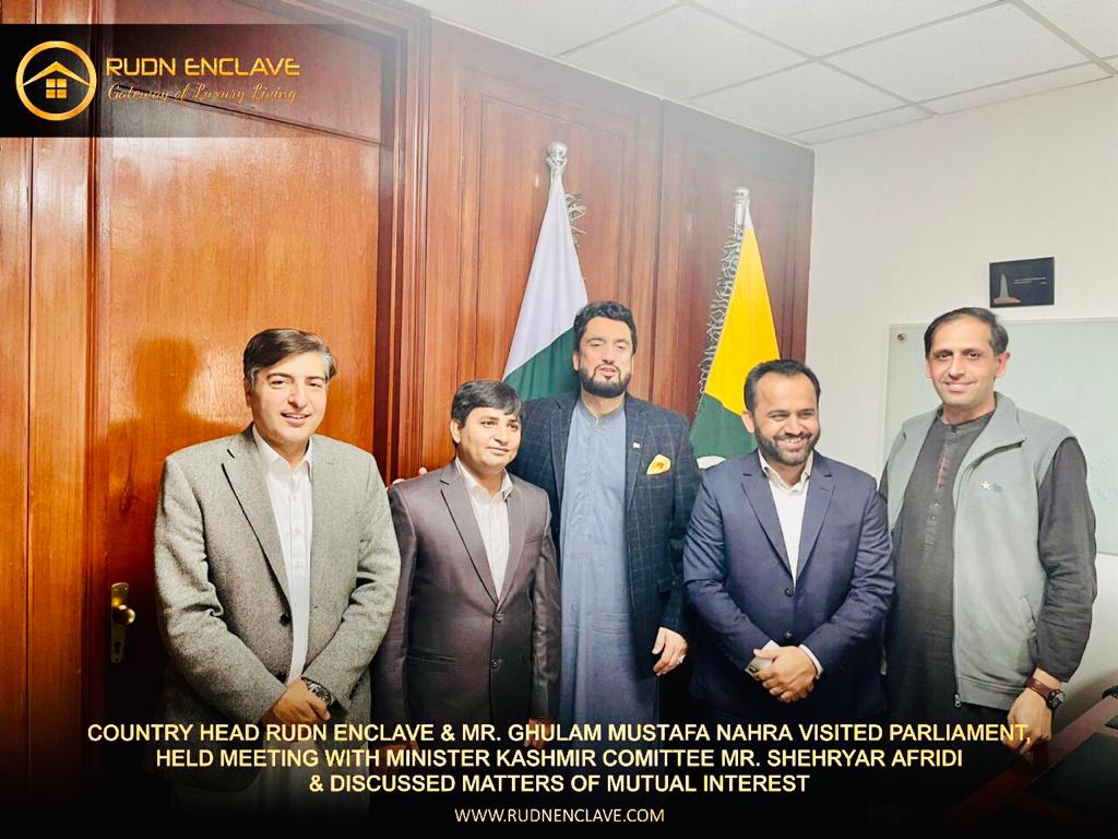 RUDN Enclave Country Head Visited Shehryar Afridi office