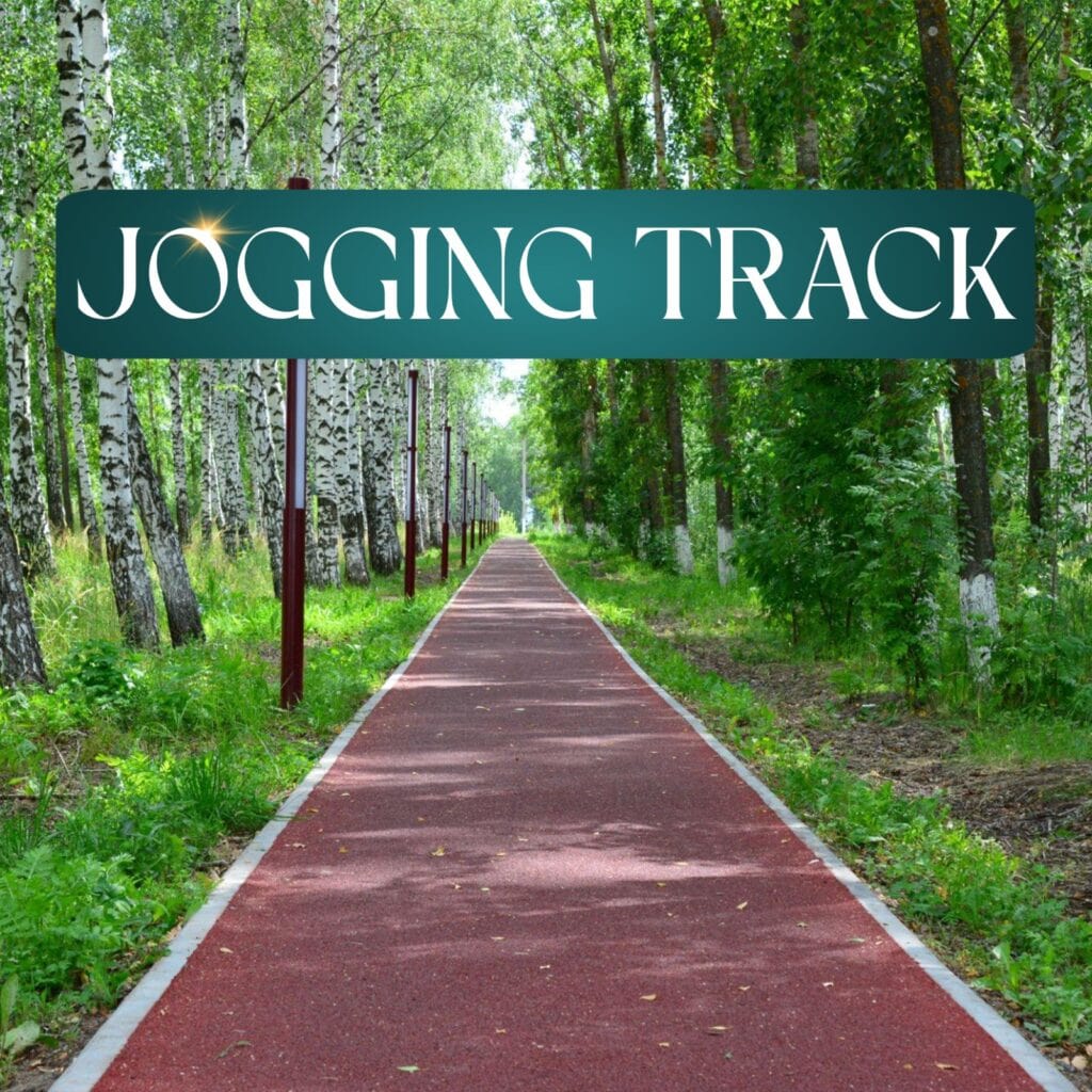 jogging track in overseas block