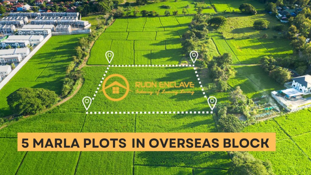5 marla plots in overseas block