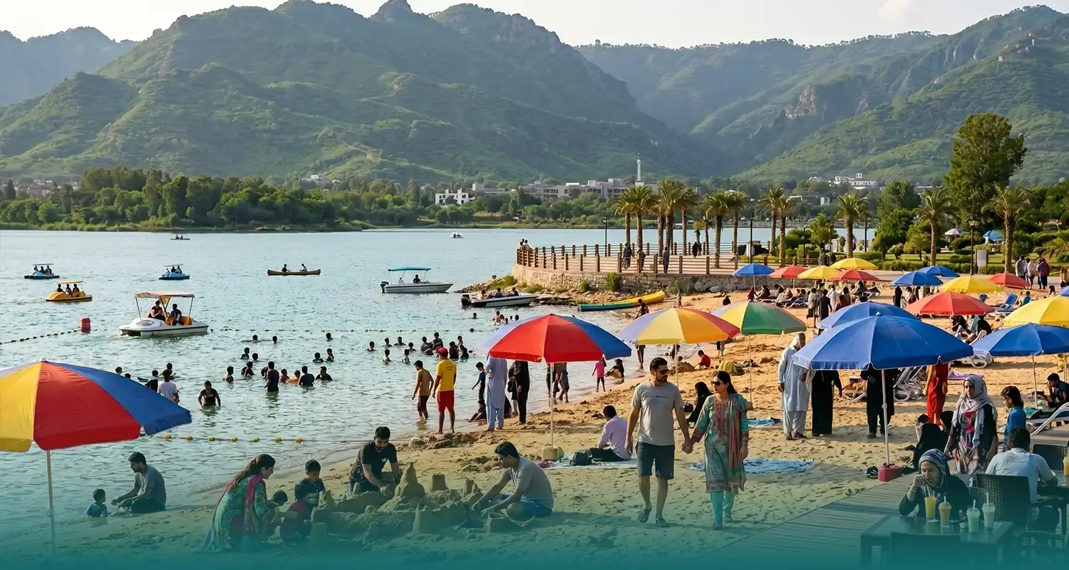 Artificial Beach in Rawalpindi Islamabad