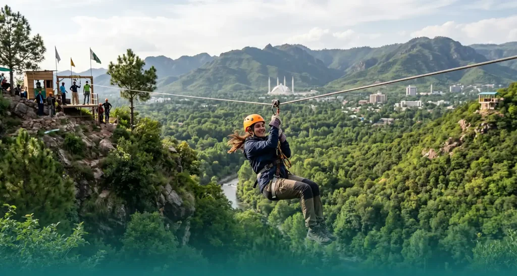 Ziplining in Rawalpindi Islamabad