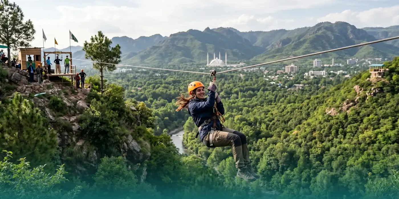 Ziplining in Rawalpindi Islamabad