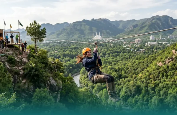 Ziplining in Rawalpindi Islamabad