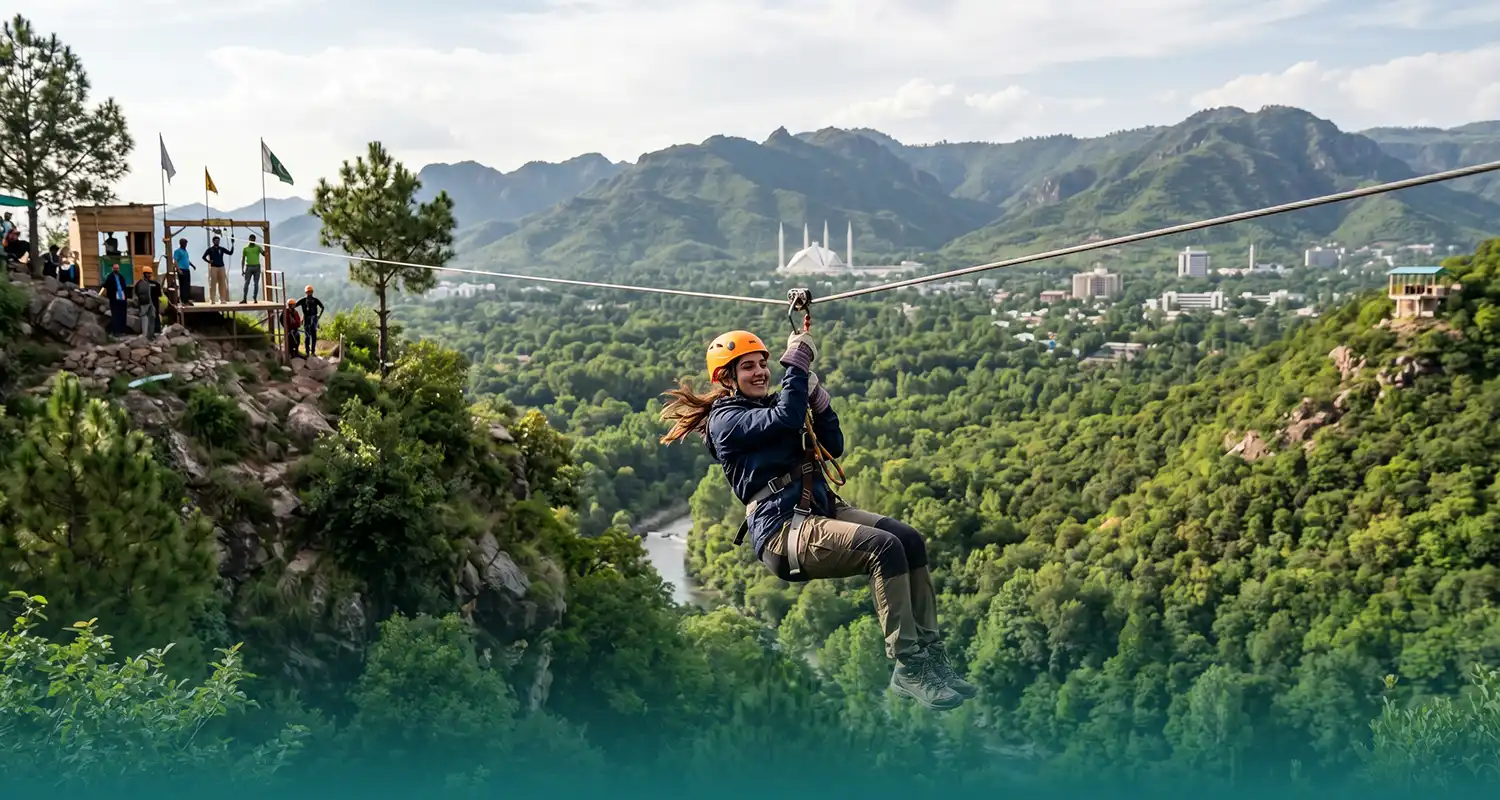 Ziplining in Rawalpindi Islamabad
