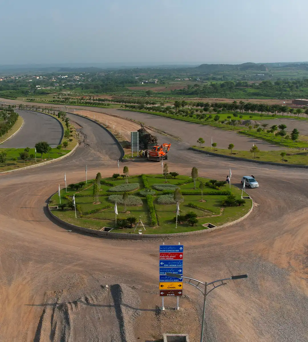 Round About RUDN ENCLAVE-East & West Sector
